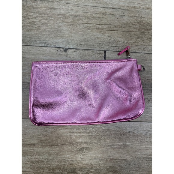 Tiffany & Co. Suede Leather Bucket Bag Pink‎ Metallic Trim Designer Tote - Picture 13 of 15